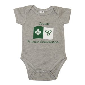 Cache-couche gris (Je suis Franco-Ontarienne)