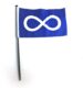 Drapeau Métis 10 » x 6 »