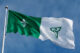 Drapeau Franco-Ontarien 72&Prime; x 36&Prime;